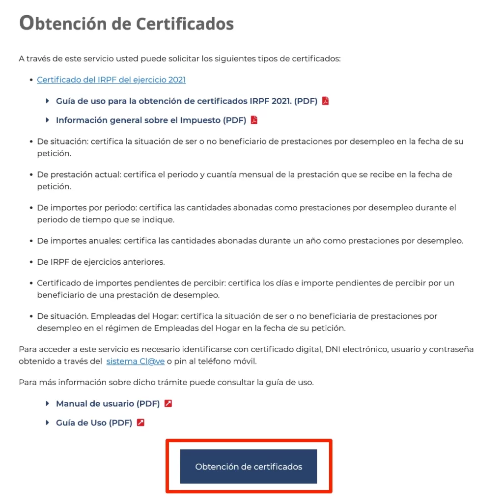 Cómo Obtener Un Certificado De Prestación En El Sepe Paso A Paso Tus Trámites 